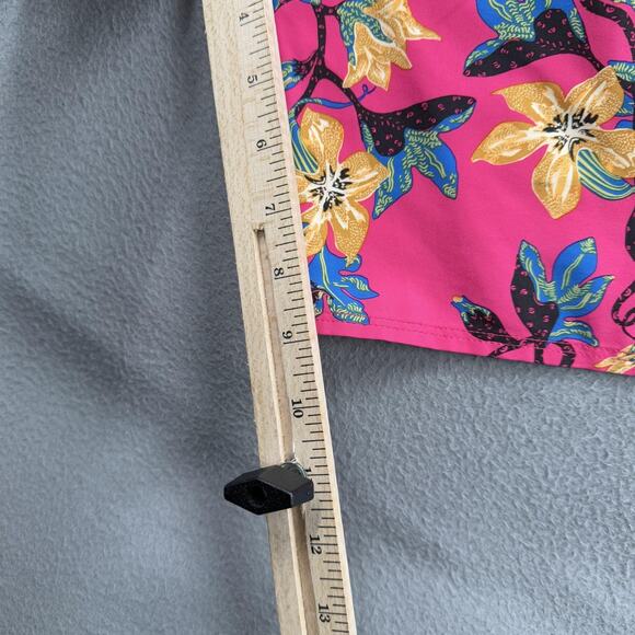 Patagonia Board Shorts Mens 36 Pink Floral Drawstring Quick Dry Swim Bottoms - Picture 6 of 7